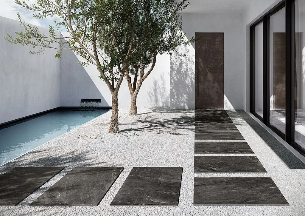 Coem Ceramiche Carrelage Anti Dérapant En Grès Cérame Effet Pierre Rectifié CAIRNS ANTRACITE 30X60 - 1,08m² 4 Coem Ceramiche Carrelage Anti Dérapant En Grès Cérame Effet Pierre Rectifié CAIRNS ANTRACITE 30X60 - 1,08m² – Image 2