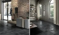 Devant -Carrelage Soldes carrelage aspect metalique rectifie anti derapant ogden iron grip 60x60 108 m 1