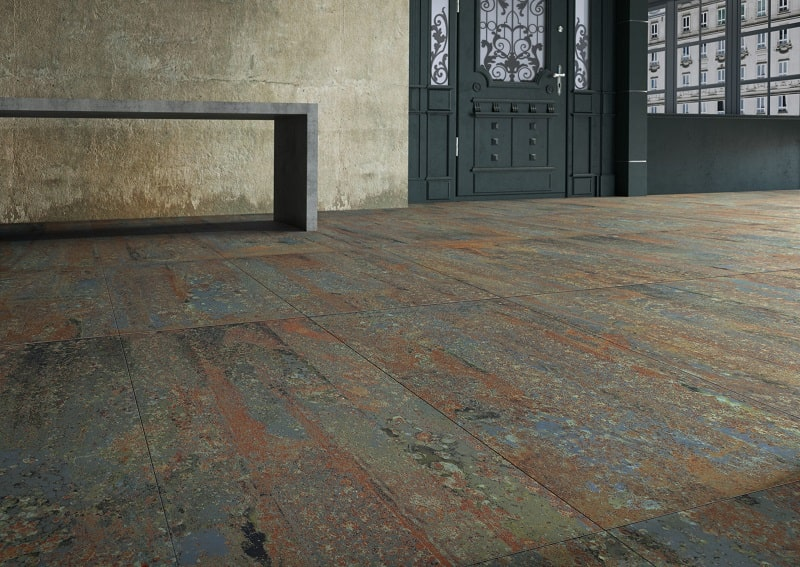 Apavisa Carrelage Effet Industriel RUST GREEN NATUREL 60x60 - Rectifié - R10 - 1.42m² 4 Apavisa Carrelage Effet Industriel RUST GREEN NATUREL 60x60 - Rectifié - R10 - 1.42m² – Image 2