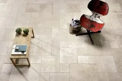 Coem Ceramiche Carrelage Grès Cérame Anti Dérapant Effet Pierre LAUNCESTON AVORIO ANTISLIP 40,8X61,4 - 1,253m² -Carrelage Soldes carrelage gres cerame anti derapant effet pierre launceston avorio antislip 408x614 1253m 1
