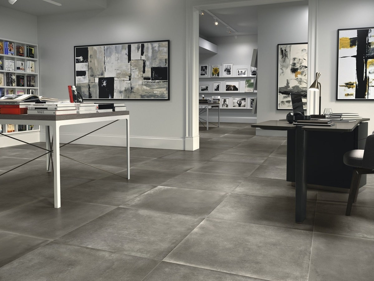 BALDOCER Carrelage Gris Foncé Rectifié Mat 80x80cm EDGARD CENERE - 1.28 M² 4 BALDOCER Carrelage Gris Foncé Rectifié Mat 80x80cm EDGARD CENERE - 1.28 M² – Image 2