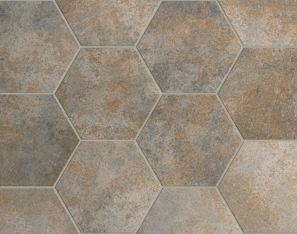 Equipe Carrelage Hexagonal Oxidé OUTEN GRIS 17,5X20- 0,71 M² 3 Equipe Carrelage Hexagonal Oxidé OUTEN GRIS 17,5X20- 0,71 M²