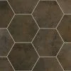 Equipe Carrelage Hexagonal Oxidé OUTEN NEGRO 17,5X20- 0,71 M² -Carrelage Soldes carrelage hexagonal oxide outen negro 175x20 071 m