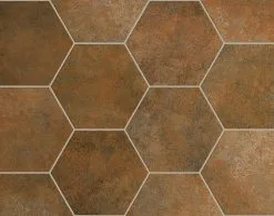 Equipe Carrelage Hexagonal Oxidé OUTEN ROBIN 17,5X20- 0,71 M²