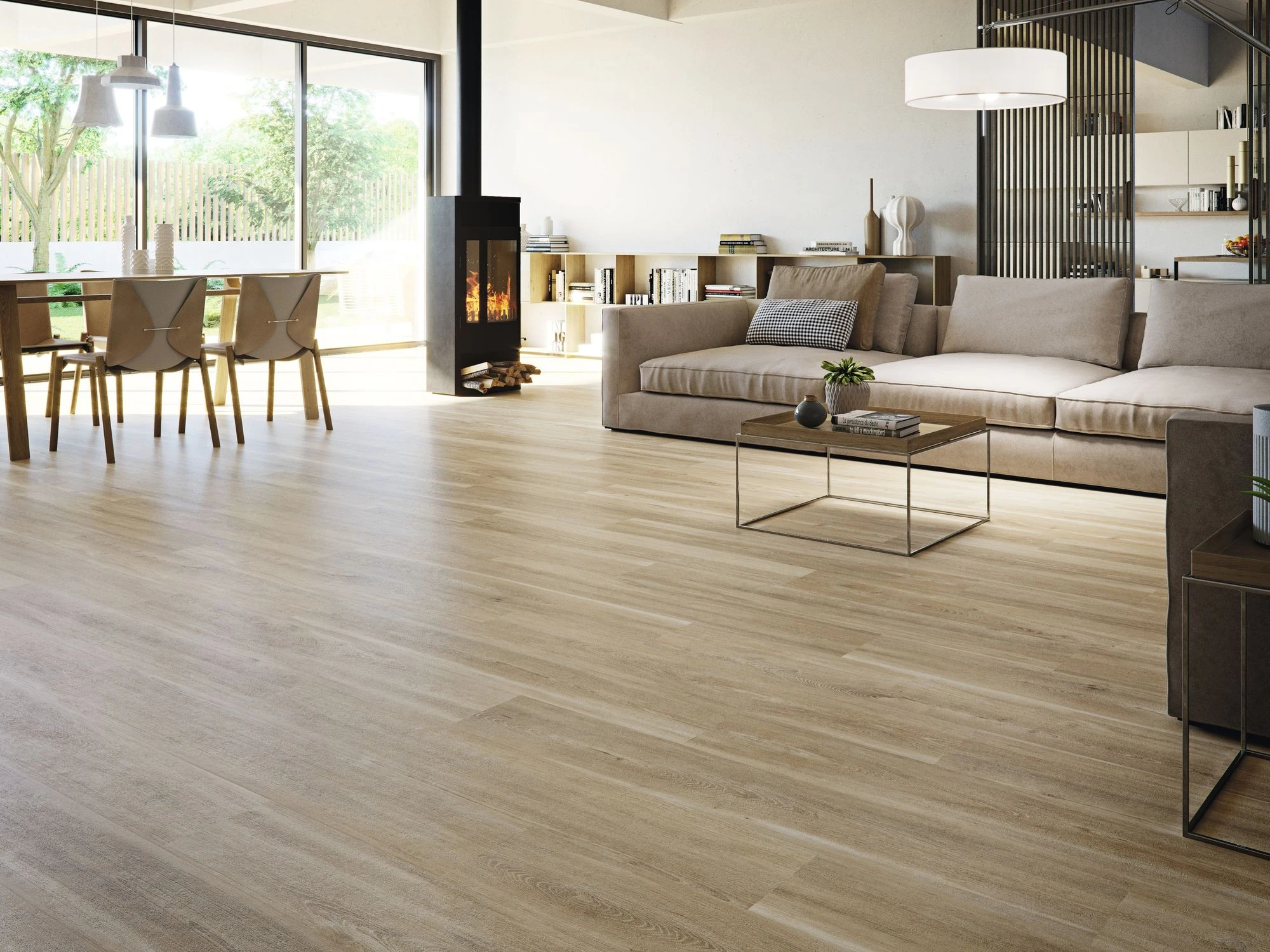 BALDOCER Carrelage Imitation Parquet ANTI DERAPANT Rectifié Vieilli Mat 20x120 BELFAST TEAK R11 - 1.20 M² 7 BALDOCER Carrelage Imitation Parquet ANTI DERAPANT Rectifié Vieilli Mat 20x120 BELFAST TEAK R11 - 1.20 M² – Image 5