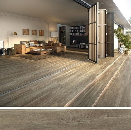 BALDOCER Carrelage Imitation Parquet ANTI DERAPANT Rectifié Vieilli Mat 20x120 BELFAST WALNUT - 1.20 M² 4 BALDOCER Carrelage Imitation Parquet ANTI DERAPANT Rectifié Vieilli Mat 20x120 BELFAST WALNUT - 1.20 M² – Image 3