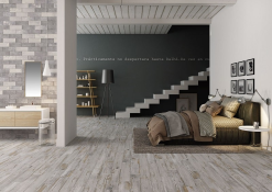 GayaFores Carrelage Imitation Parquet Blanc Vieilli TRIBECA GRIS ANTI DERAPANT 15x90 Cm R12 - 1.08m² -Carrelage Soldes carrelage imitation parquet blanc vieilli tribeca gris anti derapant 15x90 cm 108m 1