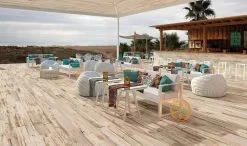 GayaFores Carrelage Imitation Parquet Blanc Vieilli TRIBECA MIEL ANTI DERAPANT 15x90 Cm R12 - 1.08m² -Carrelage Soldes carrelage imitation parquet blanc vieilli tribeca miel anti derapant 15x90 cm 108m