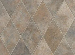 Equipe Carrelage Losange Oxidé OUTEN GRIS 14X24- 1 M²