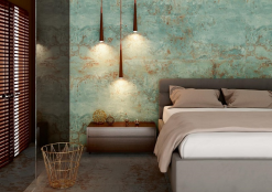 Apavisa Carrelage Rectifié Effet Métal Relief ZINC GREEN SKIN 59.55x119.3 Cm - 1.421m² -Carrelage Soldes carrelage rectifie effet metal zinc green 5955x1193 cm 1421m 5